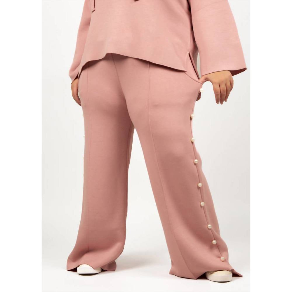 NEW JOH farrah pearl pant in mauve